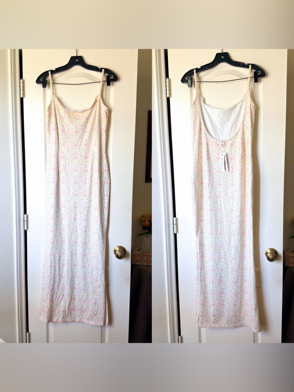Heavy Manners Missed Connections Maxi Dress Floral Nonna Large NWT - Picture 2 of 10